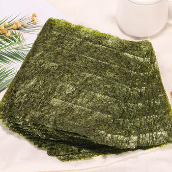 赶海弟 寿司海苔40g 调味海苔 紫菜包饭寿司专用食材非套装 /休闲食品 /海味零食 /海苔 商品图3