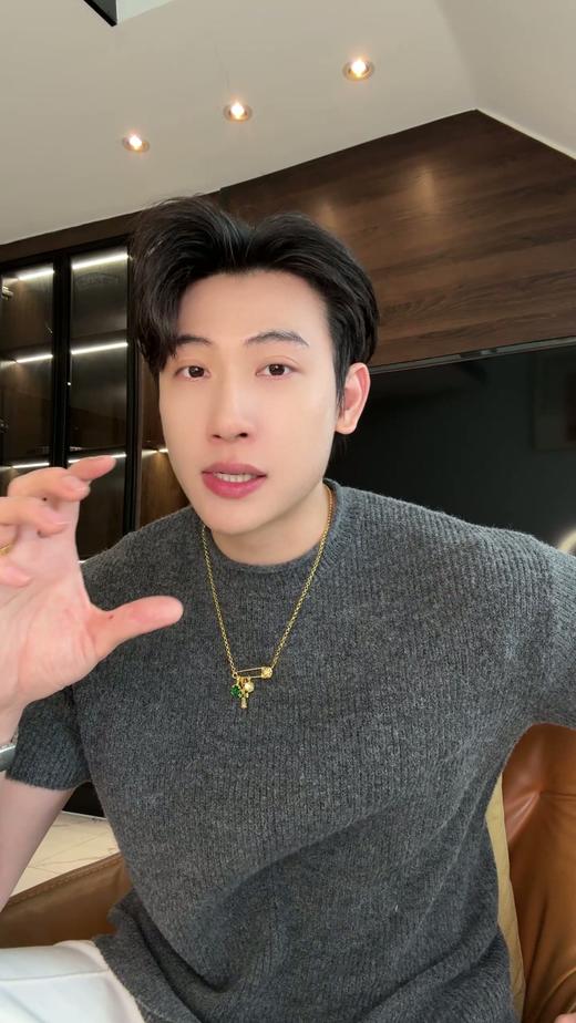 2623SDSA男装2026新款高贵轻奢韩系简约纯色针织圆领短袖T恤休闲百搭 商品图0