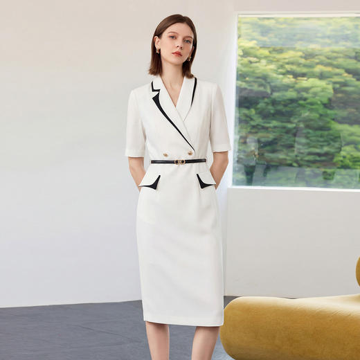 AD正式场合西装连衣裙女夏2026年新款高端大气上档次高知得体裙子 商品图1