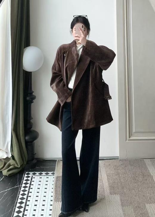 【门店同款】ENJOY冬季复古立领夹棉风衣 167894157 商品图1