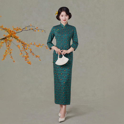 木兰棉春夏款中国风旗袍CX0999 商品图2