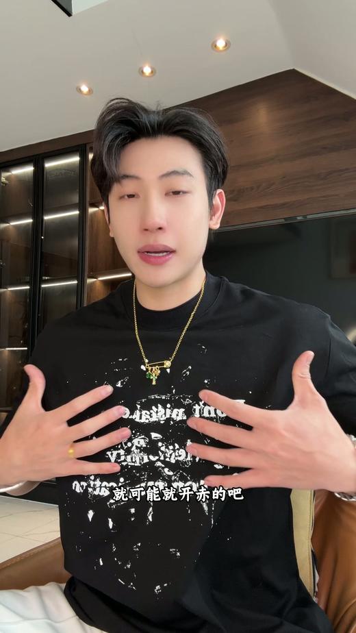 815SDSA男装2026新款高贵轻奢美式复古印花字母圆领短袖T恤时尚百搭 商品图0