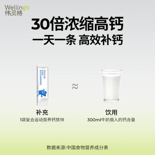 【惊喜5折券可用】伟灵格复合运动营养钙铁锌（300ml）（30袋/盒） 商品图4