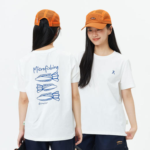 【出游季特惠-春夏新品】ACMEITEM爱棵米-户外夏亲子速干后背印花短袖T恤 GAH3440838C/GAH3440870C 商品图3
