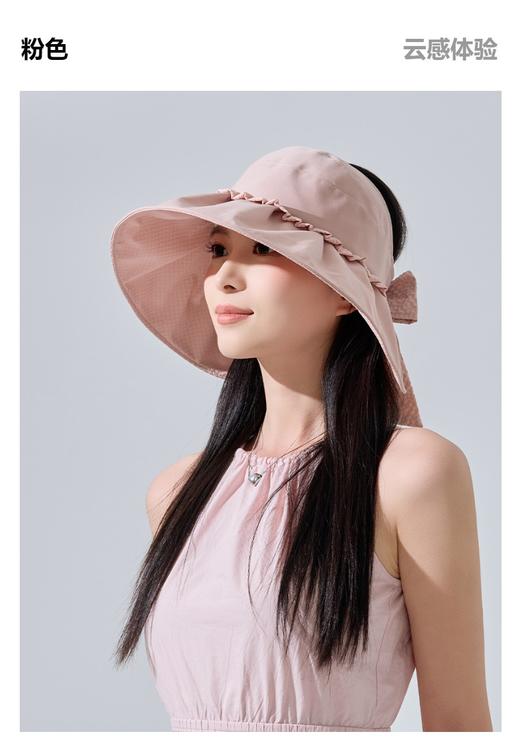 防晒帽春夏新款减龄花边空顶帽JC3479 商品图1