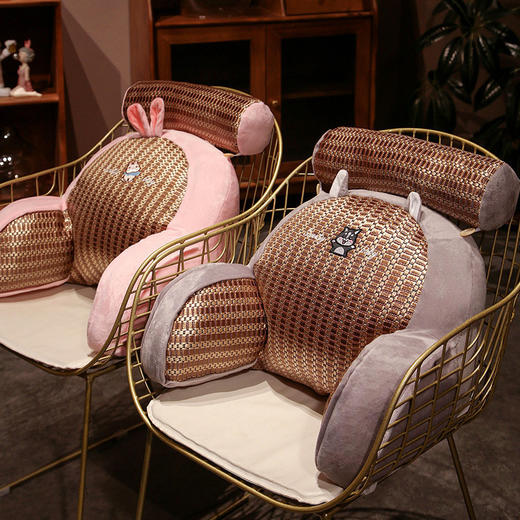 【腾席腰靠❗清凉一夏】夏季凉席腰靠床上靠垫软包护腰靠枕床上大靠背榻榻米宿舍沙发抱枕。ri 商品图2