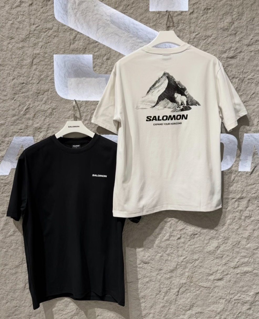 威海产，看细节！！！走线 男女同款！Salomon山野山羊T恤短袖