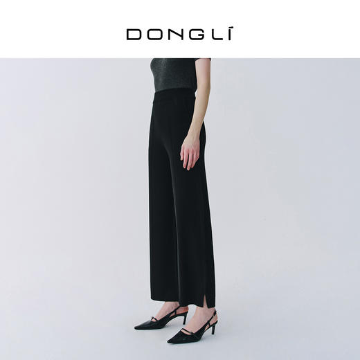 东黎 • 岛屿假日-线影裤 女士精纺阔腿裤 2152 商品图4