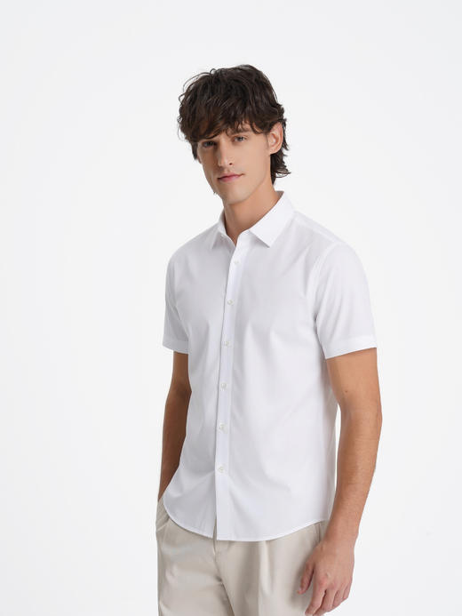 callisto 140支高支棉松弛感短袖衬衫 商品图3