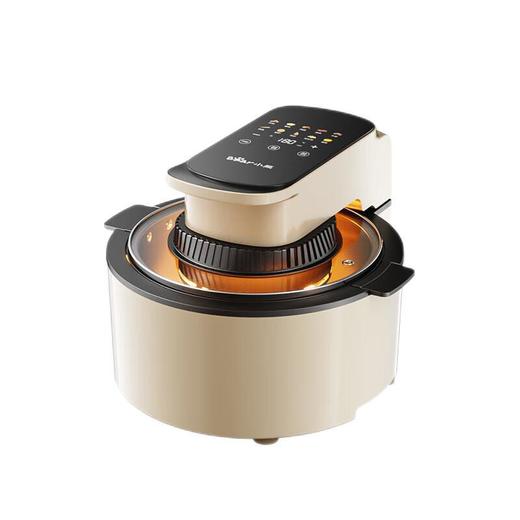 【自营】小熊(Bear)5L空气炸锅 QZG-J12H1大视窗可视炸锅无油低脂免翻面智能菜单不粘易洗 商品图0