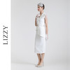 LIZZY 西装领钉珠流苏假二件式连衣裙7434 商品缩略图2