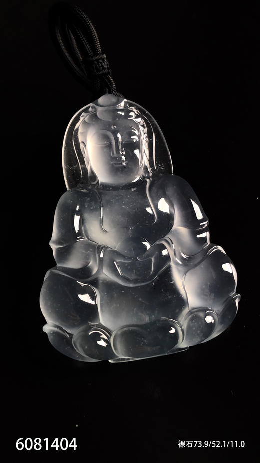 玻璃种观世音挂坠【6081404】具体价格微信咨询 商品图1