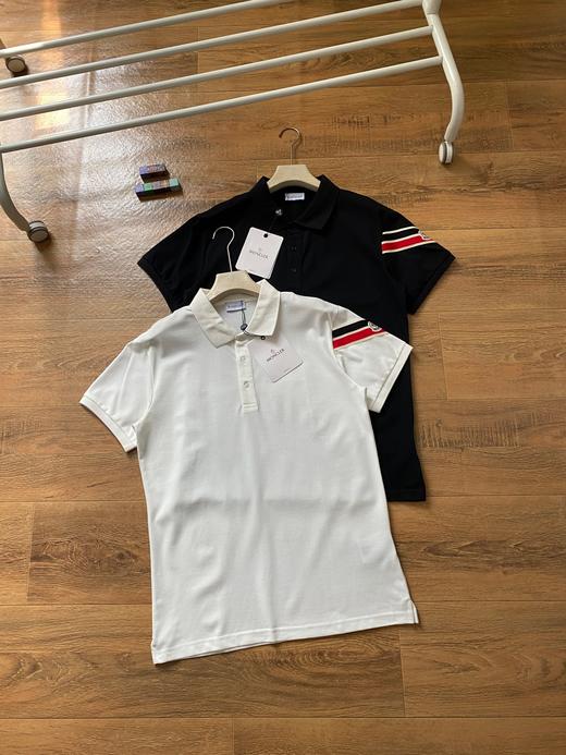 蒙口标志性织带男士短袖Polo衫 商品图1
