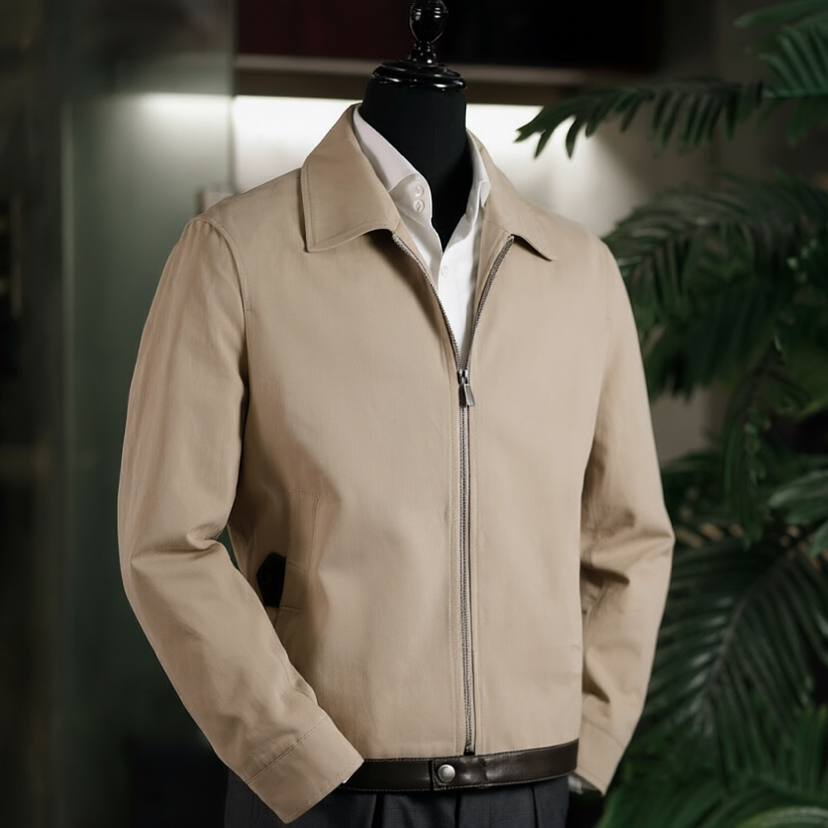 春季新款 男士英式行政短夹克