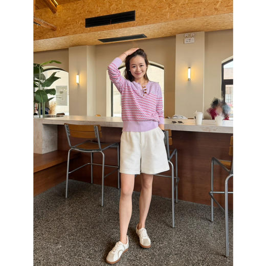 2604215    麻棉 亮丝 宽松短裤 商品图5