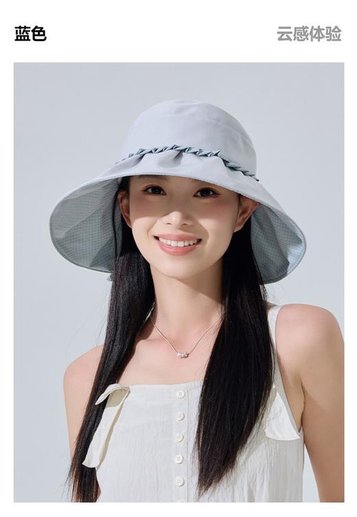 防晒帽春夏新款减龄花边空顶帽JC3479 商品图0