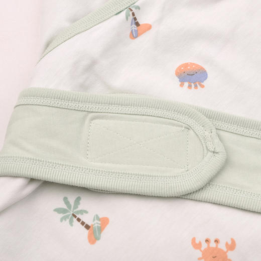 棉果果夏季新品男童女童凉感防蚊5A抗菌新生儿抱被M205550200131 商品图1