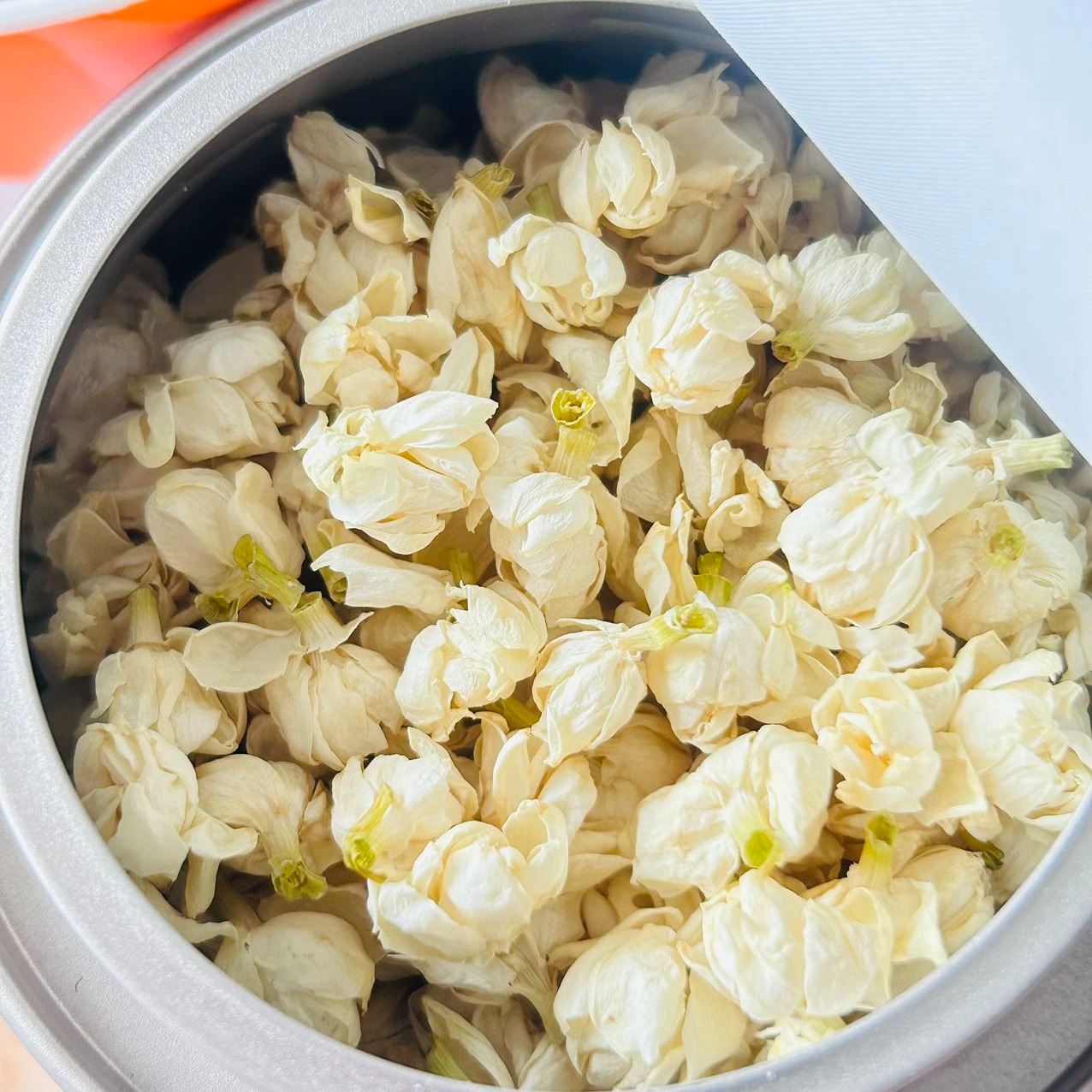 谢大高茉莉雪球|10斤鲜茉莉才出1斤，清香冰糖甜！无添加无熏硫|茉莉花