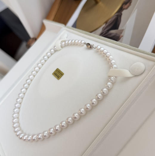 6.5-7.5mm ji光小澳白视觉感 淡水珍珠 白亮唯美 小微瑕完全不影响佩戴 限量小团8条售完即止 商品图3