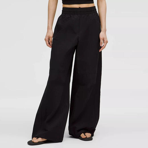 411-2 大爆款 lu褶皱宽松工装裤 显瘦藏肉阔腿裤 商品图10