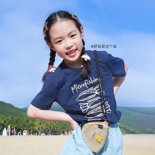 【出游季特惠-春夏新品】ACMEITEM爱棵米-户外夏亲子速干后背印花短袖T恤 GAH3440838C/GAH3440870C 商品图2
