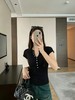 <曾小咸推荐> 4.11新品上新 辣妹半开领修身针织短袖 日常109！ 活动价79！！【预售款，预计3-15天发货】 商品缩略图8