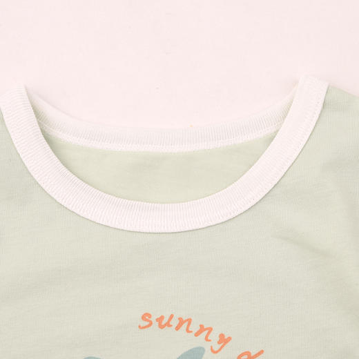 棉果果夏季新品男童卡通纯棉凉感防蚊5A抗菌套头套装M211302226212 商品图2