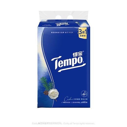 得宝4包雪松味4层印花抽取式面巾纸T2293 商品图1