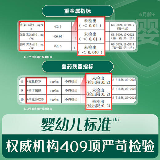 【内享汇】英氏1阶婴幼儿肝粉  54g/盒 商品图5