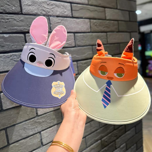 egg l 正版授权~35元抢！疯狂动物城防晒空顶帽 商品图3