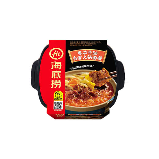 【意面+海底捞组合】海底捞番茄牛腩自煮火锅套餐365g+空刻意面礼盒1.09kg-（效期至26年9月）-专享价 商品图1