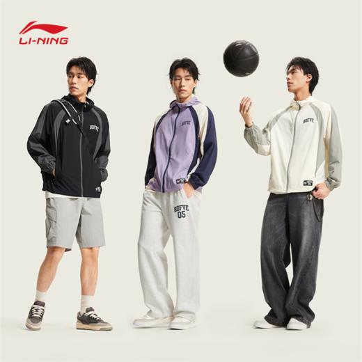 李宁反伍BADFIVE男子防晒宽松运动风衣AFDW447 商品图2