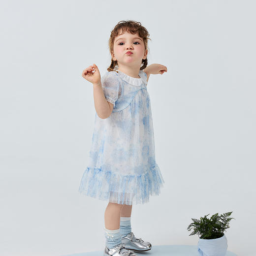 【艺术印花】迷你巴拉巴拉女童宝宝裙子甜美连衣裙夏季新款2026 商品图3
