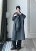 【门店同款】ENJOY冬季韩系带围巾长款大衣 166793848 商品缩略图0
