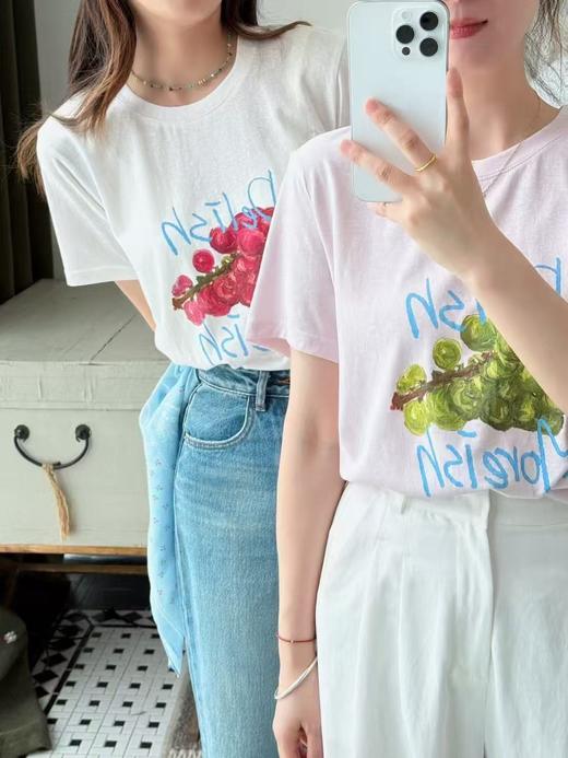 【门店同款】ENJOY夏季油画水果T恤 162552887 商品图2