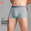 【满3条/6.7折】【秀黛】男冰丝提花无痕平角裤无痕防夹臀U型囊袋平角裤W5330011T【门店同款】 商品缩略图0