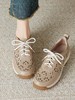 【预售5天】真皮镂空洞洞鞋女夏季新款轻盈防滑妈妈鞋耐磨旅游健步休闲鞋168XY&L027 商品缩略图3