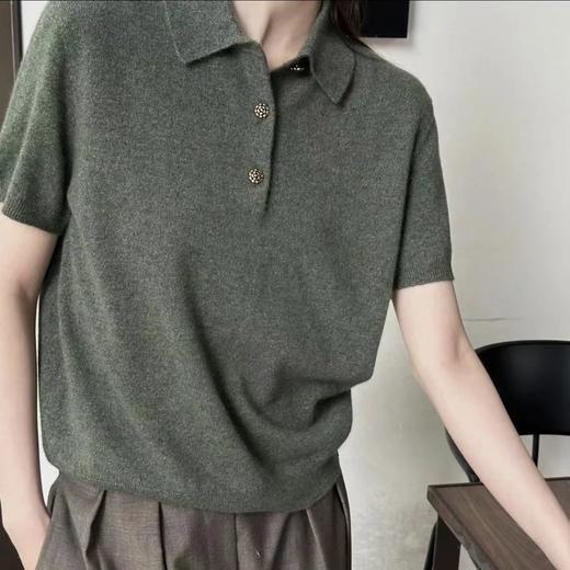 重磅渠道   lp羊绒polo    康赛尼皇家羊绒定纺   100纯山羊绒  康赛尼羊绒！ 商品图1