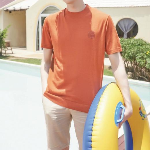 【任选3件89元，单件不发货】伊泺杉虎头刺绣男士速干T恤【3-5天发货】 商品图3