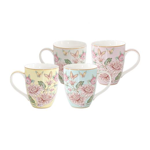 【AYNSLEY/安斯丽】 蝴蝶花园马克杯套装 350ml*4 商品图4