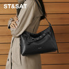 星期六时尚扣带大容量通勤斜挎单肩包SSD521A0ZW 商品缩略图0