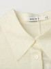 不费力的高级感！米白色翻领长袖天丝棉衬衫 夏季宽松慵懒风防晒衬衣 商品缩略图3