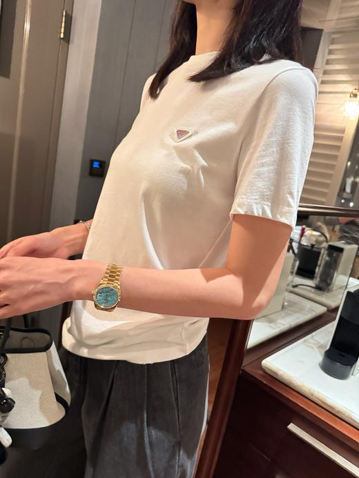 普拉达 26早春新款经典回归全新上线三角标T恤 商品图4