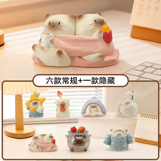 猫猫PAI一缕温暖盲盒-纪念日百货门店同款170550515 商品图0