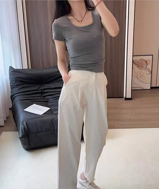 老米优品🎈3-5天！索罗纳凉感面料《显瘦九分休闲哈伦裤》百搭，好质感！ 九分长度小个子友好！ 商品图8