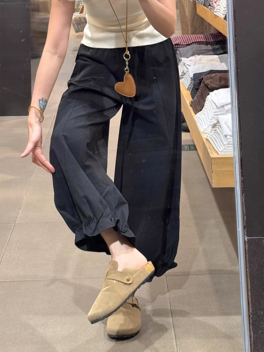 <曾小咸推荐>4.11新品上新 木耳边花苞九分裤 日常139！！ 活动价89！！【预售款，预计3-15天发货】