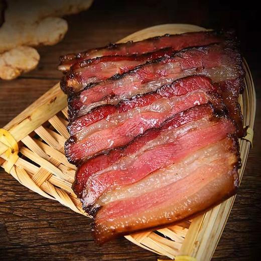 湖南特产农家土猪柴火腊肉切片五花烟熏500g土猪腊肉商用新款新品 商品图1