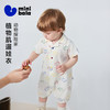 迷你巴拉巴拉婴儿连体衣休闲翻领宝宝外出爬服亲肤排汗抑菌26夏 商品缩略图0