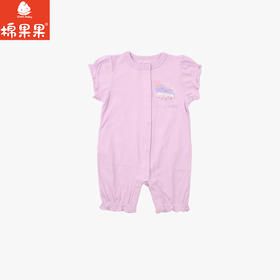 棉果果夏季新品女童卡通纯棉凉感防蚊5A抗菌对开连体衣M221722226211