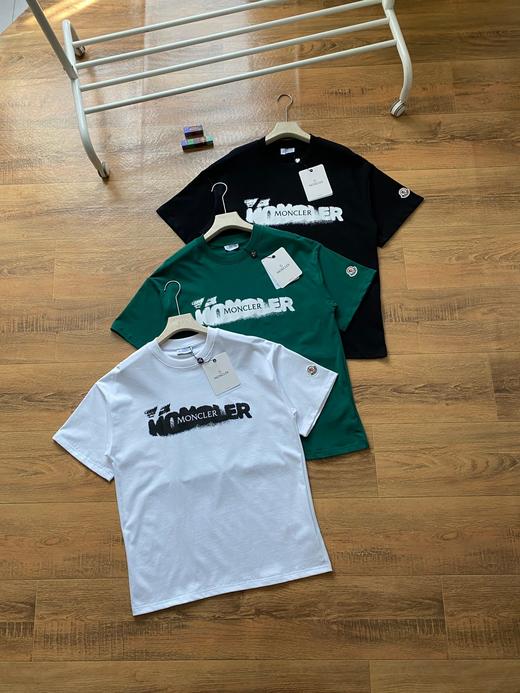 蒙口经典涂鸦字母系列男士短袖T恤 商品图1